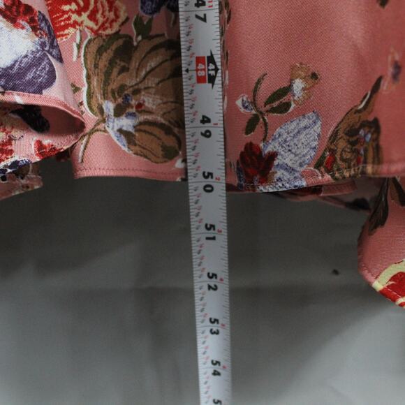 Cinq a Sept Dress Womens 14 Martine Floral Ruffled Maxi Boho Coquette Romantic - Picture 13 of 16